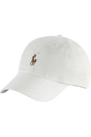 Ralph Lauren Tilbehør, Herre, Hvid, ONE SIZE, Bomuld, Hvid Kasket Klassisk Stil Bomuldsblanding
