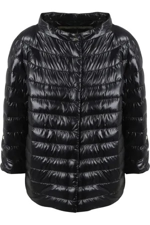 HERNO Jakke, Dame, Sort, S, Nylon, Quiltet Ultralight Nylon Cape