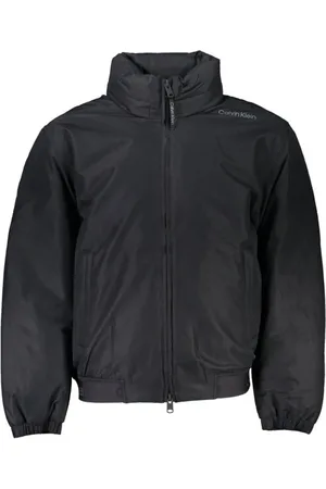 Calvin Klein Jakke, Herre, Sort, S, Uld, Elegant Vandtæt Jakke