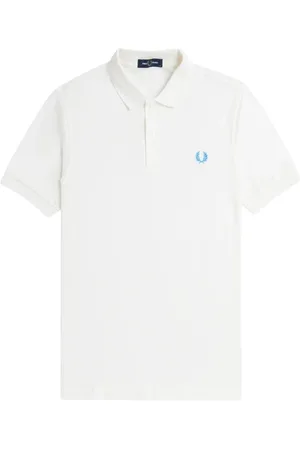 Fred Perry Top, Herre, Hvid, S, Bomuld, Klassisk Bomuldspolo