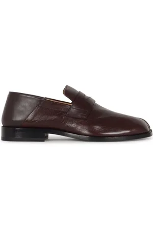 Maison Margiela Sko, Herre, Brun, 42 EU, Uld, Tabi Loafers Babouche Flade Sko