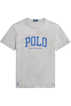 Ralph Lauren Top, Herre, Grå, S, Uld, Stilfulde T-shirts og Polos