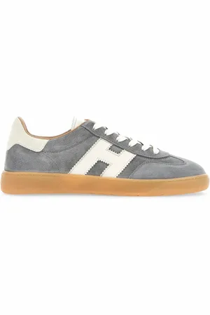Hogan Sko, Herre, Grå, 42 EU, Læder, Cool Grå Ruskind Sneakers med Memory Foam