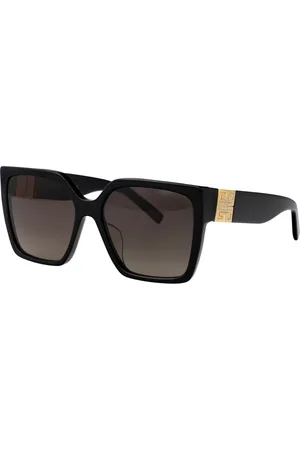 Givenchy Tilbehør, Dame, Sort, 57 MM, Uld, Stilfulde 4G Solbriller til Sommeren