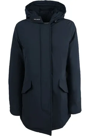 Woolrich Frakke, Dame, Blå, S, Polyester, Parka Jakke i Polyester Materiale