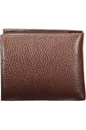 Tommy Hilfiger Tilbehør, Herre, Brun, ONE SIZE, Læder, Elegant Brun Læder Pung