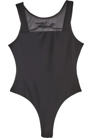 Karl Lagerfeld Badetøj, Dame, Sort, S, Signature Rio badedragt