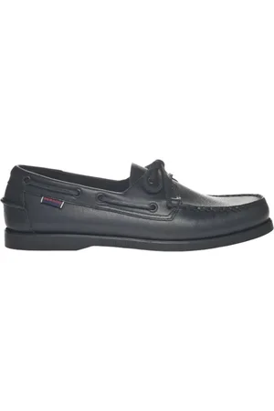 SEBAGO Sko, Herre, Sort, 42 EU, Sort Nautico Docksides Portland Sko