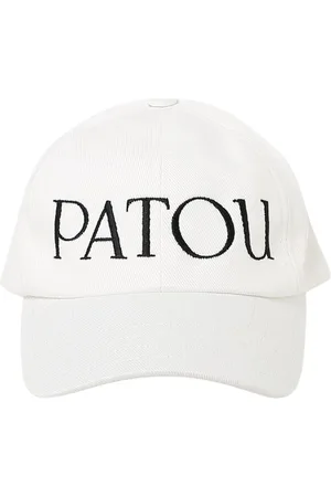 Patou Tilbehør, Dame, Hvid, M/L, Bomuld, Elegant Logo Baseball Cap