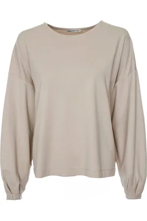 Drykorn Bluser & Skjorter, Dame, , M, Uld, Feminin Sweatshirt med Bådhals