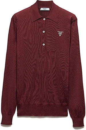 Prada Top, Herre, Rød, 3XS, Klassisk Polo Skjorte i Forskellige Farver