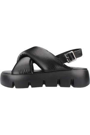 Steve Madden Sko, Dame, Sort, 38 EU, Backtrack Flade Sandaler