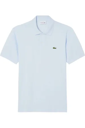 Lacoste Top, Herre, Blå, L, Bomuld, Let Polo Skjorte Klassisk Pasform