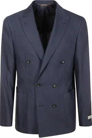 CANALI Jakke, Herre, Blå, M, Blå Klassisk Elegance Dragt