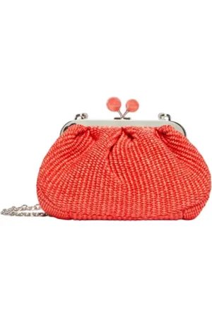 Max Mara Taske, Dame, Rød, ONE SIZE, Uld, Rød Pasticcino taske lille clutch