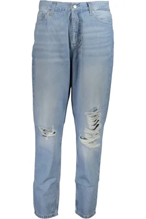 Calvin Klein Jeans, Dame, Blå, W25, Denim, Blå Jeans Slidt Denim Dame
