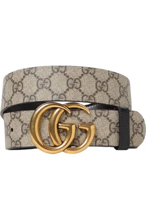 Gucci Tilbehør, Dame, , 70 CM, Læder, Interlocking G Buckle Læderbælte