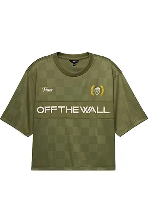 Vans Top, Dame, Grøn, S, Polyester, Stevies Sports Jersey T-Shirt