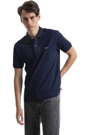 Lacoste Top, Herre, Blå, 3XL, Bomuld, Original Fit Polo Shirt