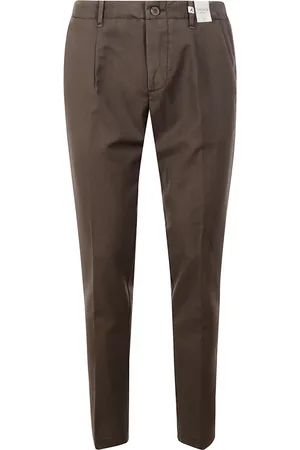 MYTHS Bukser, Herre, Brun, XL, Uld, Beige Uldblandede Afslappede Bukser