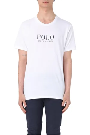 Ralph Lauren Top, Herre, Hvid, L, Bomuld, Broderet Logo Bomuld Undertøj