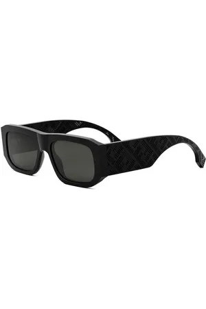 Fendi Tilbehør, unisex, Sort, 54 MM, Autentiske Shadow Briller af Premium Kvalitet
