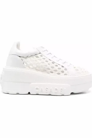 Casadei Sko, Dame, Hvid, 36 EU, Platform Sneakers til kvinder