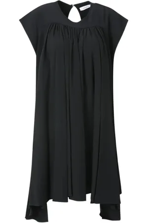 Paco rabanne Kjole, Dame, Sort, XS, Kort Kjole med Robe Stil