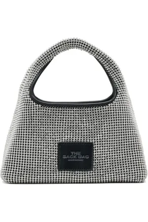 Marc Jacobs Taske, Dame, Grå, ONE SIZE, Uld, Stilfuld smykkepose med logo