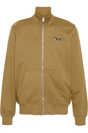 Diesel Sweathshirts & Hoodies, Herre, Brun, 2XL, Uld, Stilfulde Sweaters Kollektion