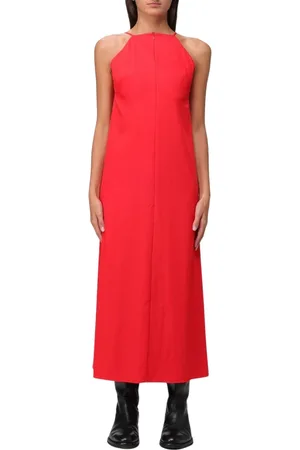 Proenza Schouler Kjole, Dame, Rød, XL, Elegant Sort A-Line Kjole