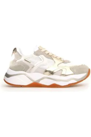 Voile blanche Sko, Dame, Flerfarvet, 39 EU, Læder, Club119 Sand & Platinum Sneaker