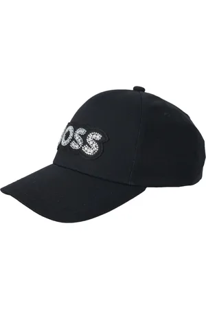 HUGO BOSS Tilbehør, Herre, Sort, ONE SIZE, Uld, Glitrende Logo Skygge Hat Lilyan-St