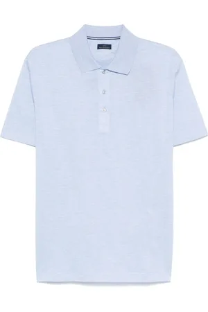 Paul & Shark Top, Herre, Blå, 2XL, Bomuld, Klassisk Bomuld Polo Shirt Italien Design