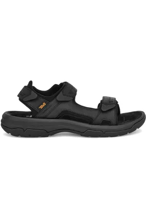 Teva Sko, Herre, Sort, 47 EU, Uld, Sort herresandal - Stilfuldt fodtøj