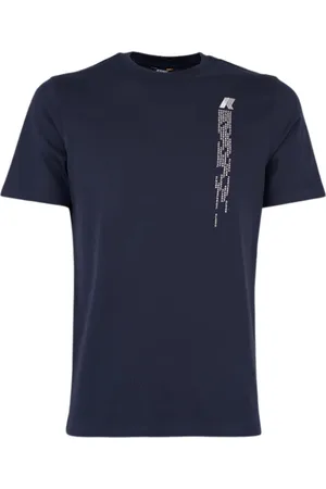 K-Way Top, Herre, Blå, M, Bomuld, Blå Dybde Kortærmet Jersey T-shirt