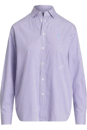 Ralph Lauren Bluser & Skjorter, Dame, Lilla, XS, Uld, Stilfulde Skjorter Kollektion