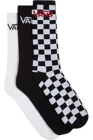 Vans Undertøj, Herre, Sort, ONE SIZE, Polyester, Logo Sokker Pakke med 3