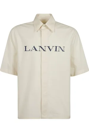 Lanvin Skjorte, Herre, , S, Bomuld, Printet Skjorte