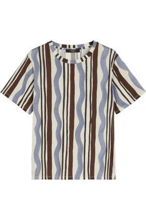 Max Mara Top, Dame, Flerfarvet, M, Bomuld, Trykt Jersey T-shirt