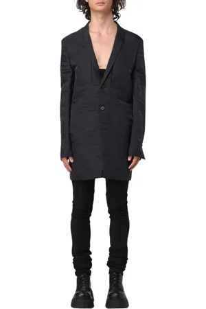 Rick Owens Frakke, Herre, Sort, M, Sort RelaxedFit Blazer