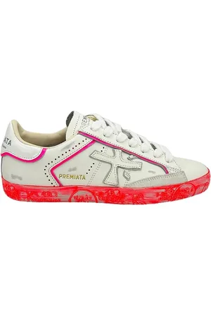 Premiata Sko, Dame, Hvid, 38 EU, Uld, Hvide Sneakers Stevend Model