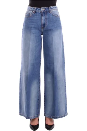 John Richmond Jeans, Dame, Blå, W29, Bomuld, Richmond Logo Jeans med Lommer