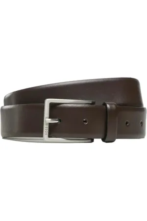HUGO BOSS Tilbehør, Herre, Brun, 110 CM, Læder, Læderbælte