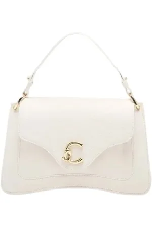 Coccinelle Taske, Dame, Hvid, ONE SIZE, Uld, Hvid læder skuldertaske