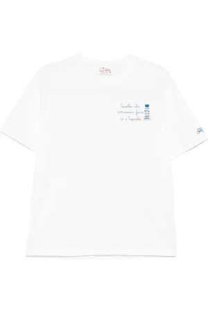MC2 SAINT BARTH Top, Herre, Hvid, S, Bomuld, Hvid Portofino T-shirt og Polo