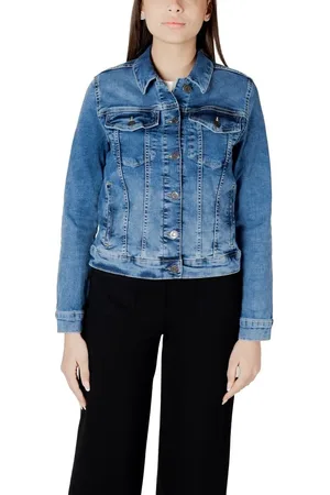 Street one Jakke, Dame, Blå, XL, Denim, Blå Denim Jakke & Frakke