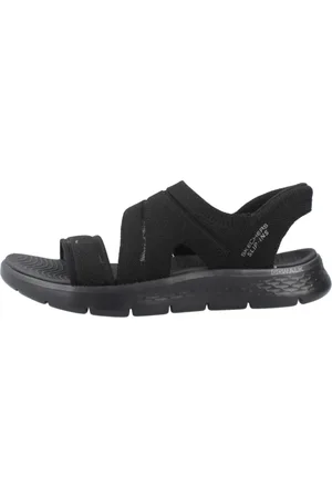 Skechers Sko, Dame, Sort, 36 EU, Flex Sandaler til Kvinder