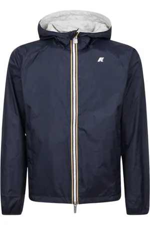 K-Way Jakke, Herre, Blå, M, Nylon, Vandtæt Vendbar Jakke, Jake Plus.2 Model