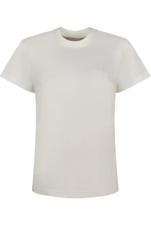 Y-3 Top, Dame, Hvid, S, Uld, Stilfulde T-shirts og Polos